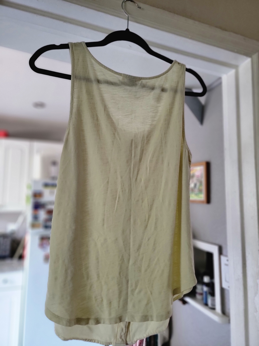Universal Thread Cream Button-Front Tank Top - Picture 2 of 4